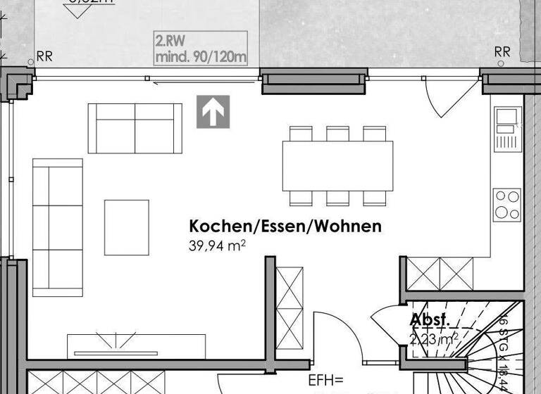 Doppelhaushälfte zum Kauf - Erstbezug 419.000 € 4 Zimmer 113 m² 211 m² Grundstück Oeding Südlohn / Oeding 46354
