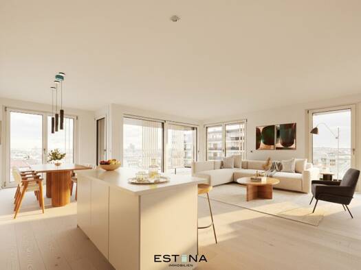 Wohnung zum Kauf - Erstbezug 1.450.000 € 4 Zimmer 153,6 m² 10. Geschoss Laxenburger Straße Wien 1100