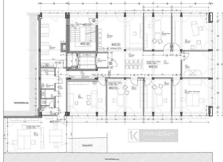Bürofläche zur Miete 2.700 € 10 Zimmer 341,7 m² Bürofläche Kernstadt Nord Peine 31224