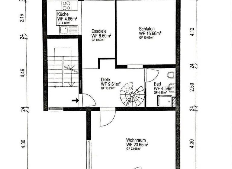 Maisonette zum Kauf 198.000 € 3,5 Zimmer 94 m² 3. Geschoss Barmen Wuppertal 42281
