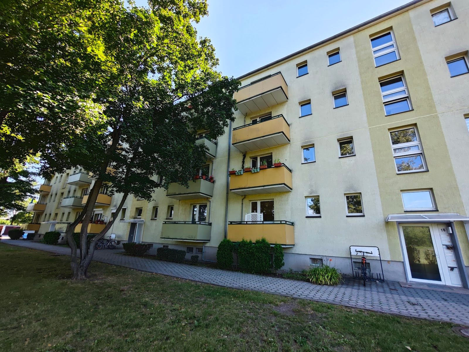 Wohnung zur Miete 222 € 1 Zimmer 31,1 m²<br/>Wohnfläche EG<br/>Geschoss Steigerstraße 14 Merseburg Merseburg 06217