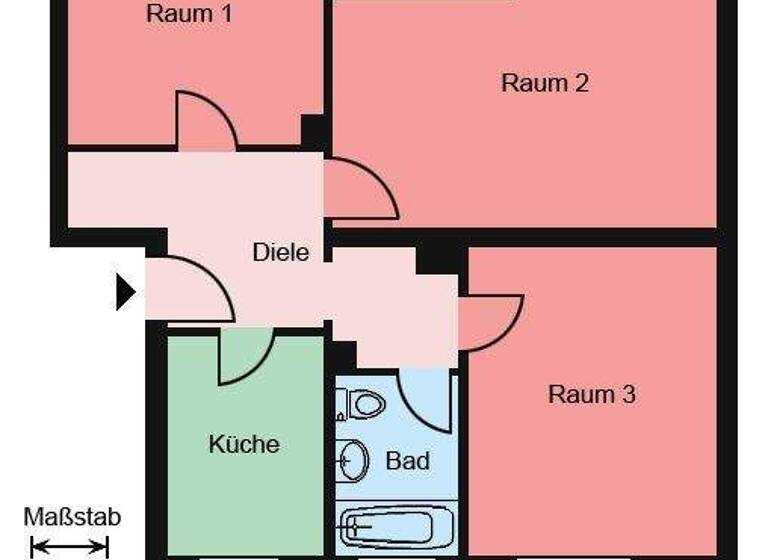 Wohnung zur Miete 445 € 3 Zimmer 70,8 m² 2. Geschoss frei ab 02.03.2026 Am Iserbach 43 Sundwig Hemer 58675
