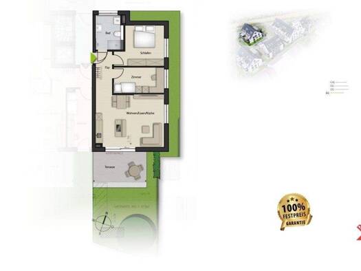 Wohnung zum Kauf - Neubau provisionsfrei 469.000 € 3 Zimmer 74 m² Holzgerlingen 71088