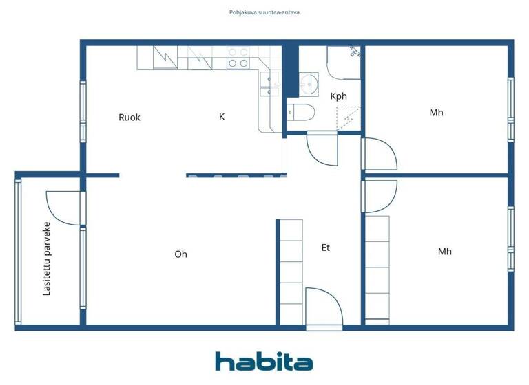 Studio zum Kauf 29.000 € 3 Zimmer 72,5 m² 1. Geschoss Hakakuja 3 B 16 Kouvola 45700