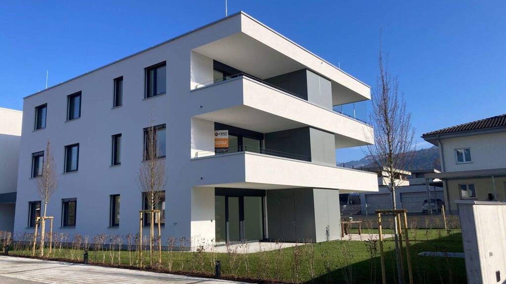 Terrassenwohnung zum Kauf - Erstbezug provisionsfrei 498.000 € 3 Zimmer 70,7 m² EG Rebbündten 17 Feldkirch 6800