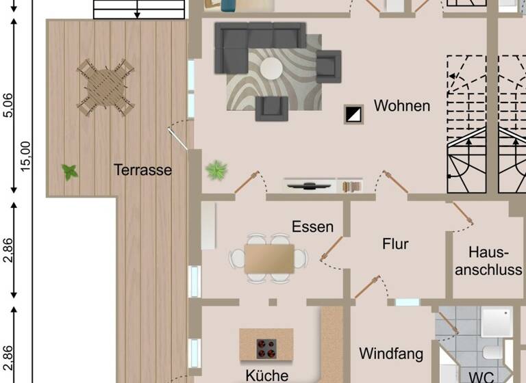 Doppelhaushälfte zum Kauf 430.000 € 4 Zimmer 140 m² 1.100 m² Grundstück Heiligenkirchen Detmold / Heiligenkirchen 32760
