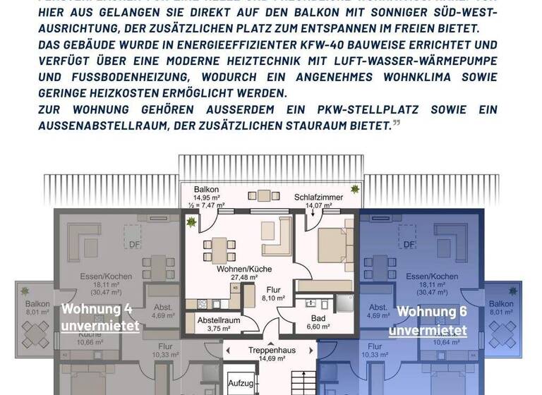 Wohnung zur Miete - Erstbezug 1.000 € 2 Zimmer 66 m² 2. Geschoss frei ab 01.06.2026 Hohenfelder Straße 1 Innenstadt Osterholz-Scharmbeck 27711