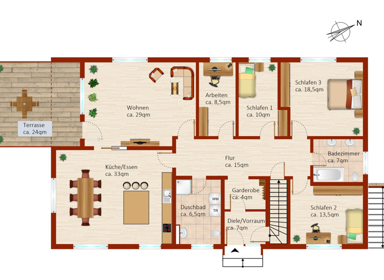 Einfamilienhaus zum Kauf 960.000 € 10 Zimmer 323 m²<br/>Wohnfläche 1.007 m²<br/>Grundstück ab sofort<br/>Verfügbarkeit Herzogenaurach 8 Herzogenaurach 91074