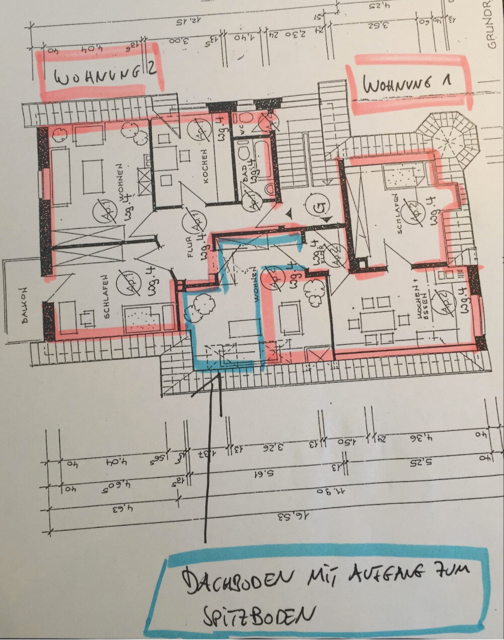 Wohnung zum Kauf 225.000 € 4 Zimmer 100,5 m²<br/>Wohnfläche 3.<br/>Geschoss Hammer-Mühle Bielefeld 33602