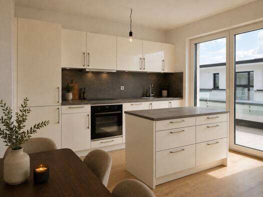 Penthouse zur Miete - Erstbezug 2.300 € 4 Zimmer 130,6 m² 3. Geschoss Mainz-Kastel Kastel 55252