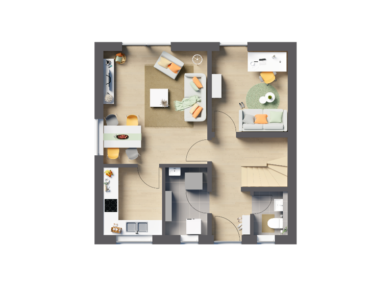 Haus zum Kauf - Erstbezug 362.913 € 3 Zimmer 103 m² 596 m² Grundstück Rottmersleben 39343