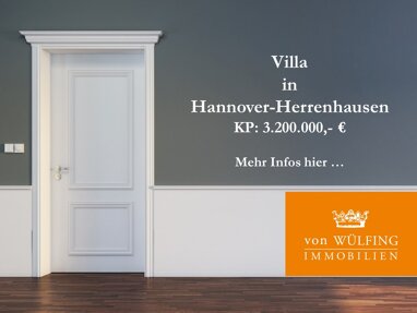 Villa zum Kauf 3.200.000 € 9 Zimmer 515 m² 4.024 m² Grundstück Nordstadt Hannover-Herrenhausen 30167
