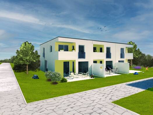 Reihenendhaus zum Kauf - Erstbezug provisionsfrei 4 Zimmer 121 m² 384 m² Grundstück frei ab sofort Amberg Amberg 92224