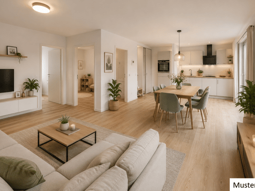 Wohnung zur Miete - Erstbezug 1.450 € 3 Zimmer 81 m² 1. Geschoss frei ab 01.10.2026 Forst 76694