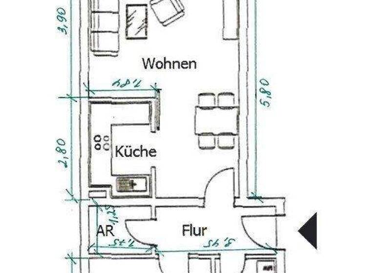 Wohnung zum Kauf 177.000 € 2 Zimmer 57,6 m² 2. Geschoss Velten 16727