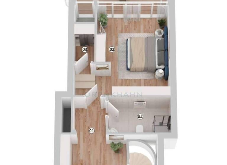 Maisonette zum Kauf 230.340 € 2 Zimmer 66,1 m² 3. Geschoss Kröpeliner Tor-Vorstadt Rostock 18057