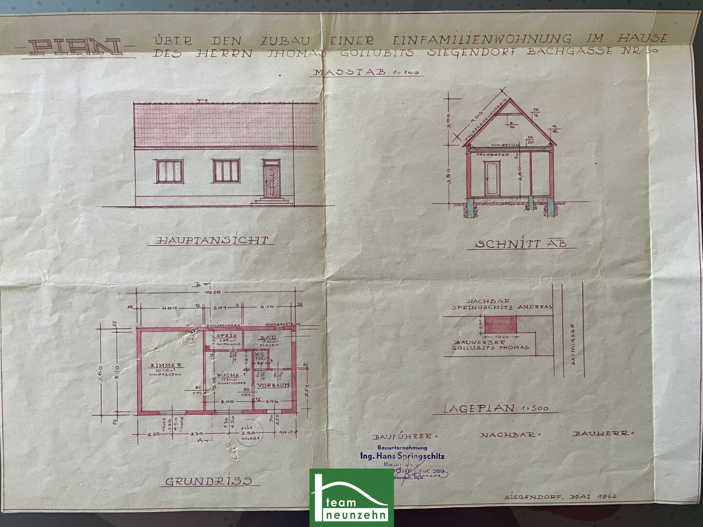 Einfamilienhaus zum Kauf 220.001 € 4 Zimmer 110,3 m²<br/>Wohnfläche 385,8 m²<br/>Grundstück Bachgasse 30 Siegendorf 7011