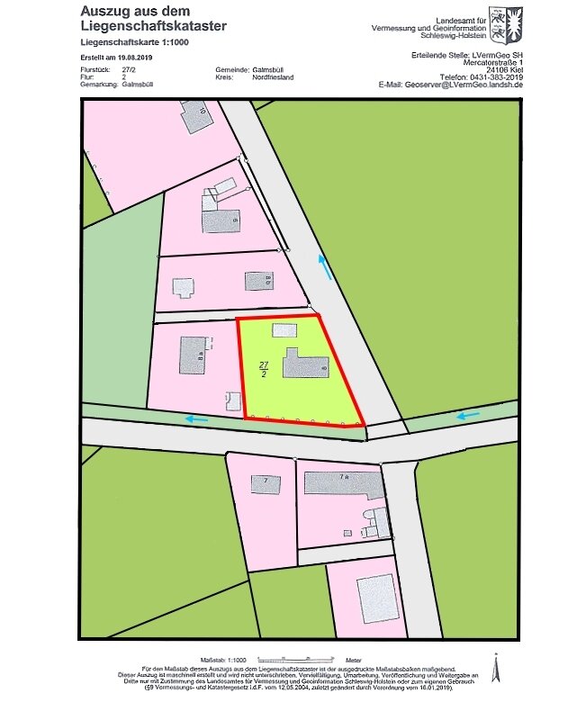 Bauernhaus zum Kauf 389.000 € 6 Zimmer 160 m²<br/>Wohnfläche 1.763 m²<br/>Grundstück Westerweg 8 Galmsbüll 25899