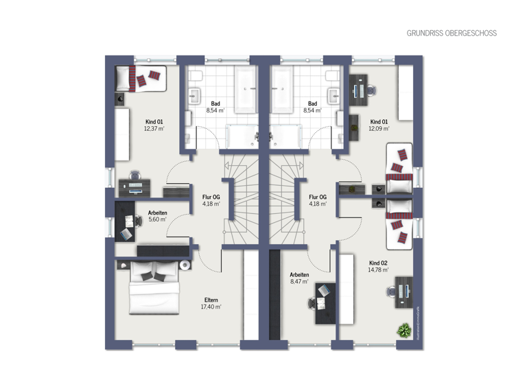 Doppelhaushälfte zum Kauf provisionsfrei 552.500 € 126 m² 244 m² Grundstück Hausen Dillingen a.d.Donau 89407