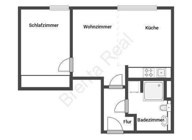 Wohnung zum Kauf 360.000 € 2 Zimmer 46 m² 5. Geschoss Friedrichshain Berlin 10247