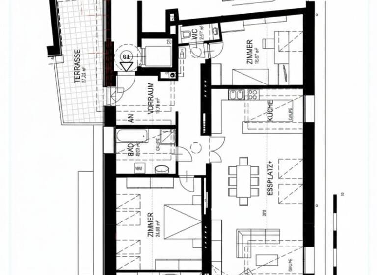 Wohnung zum Kauf 795.900 € 3 Zimmer 175,9 m² Friedrichstraße Baden 2500