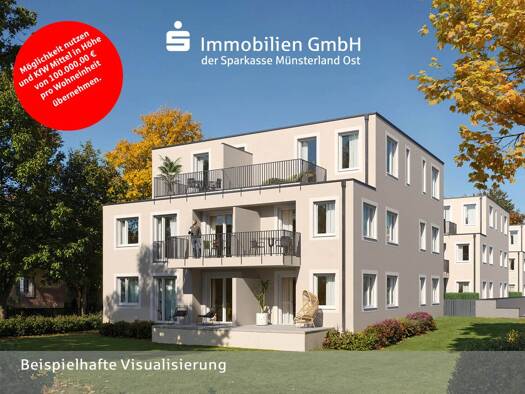 Wohnung zum Kauf provisionsfrei 340.000 € 2 Zimmer 57 m² EG Roxel Münster 48161