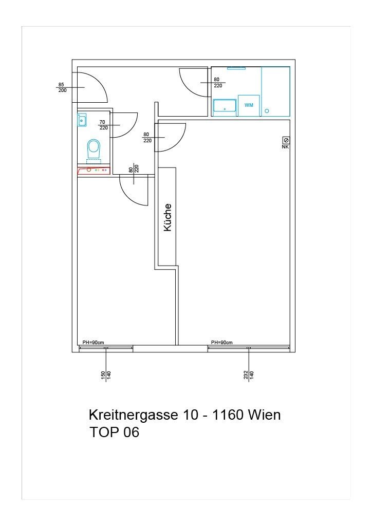 Wohnung zum Kauf 199.000 € 2 Zimmer 44,6 m²<br/>Wohnfläche Wien, Ottakring / Wien 16., Ottakring 1160