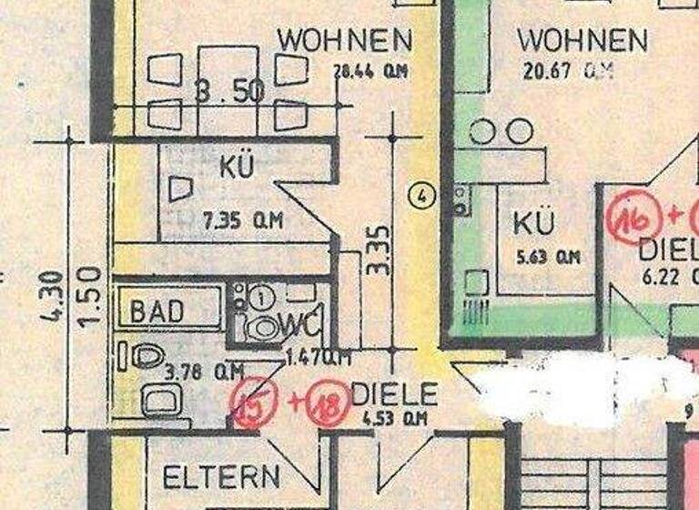 Wohnung zum Kauf provisionsfrei 128.000 € 3,5 Zimmer 76 m² 1. Geschoss frei ab 01.06.2026 Herzogenrath 52134