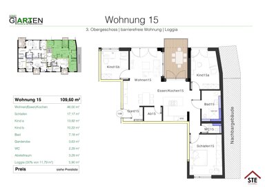 Wohnung zum Kauf provisionsfrei 650.000 € 4 Zimmer 109 m² 3. Geschoss Gertraudenstraße 12 Domberg Bamberg 96050