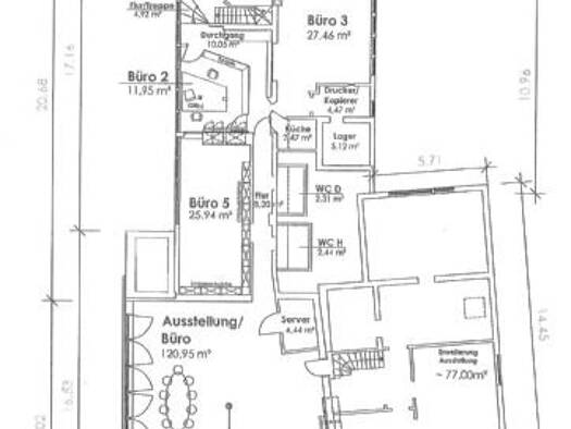 Bürofläche zur Miete provisionsfrei 900 € 259 m² Bürofläche Wittmar 38329