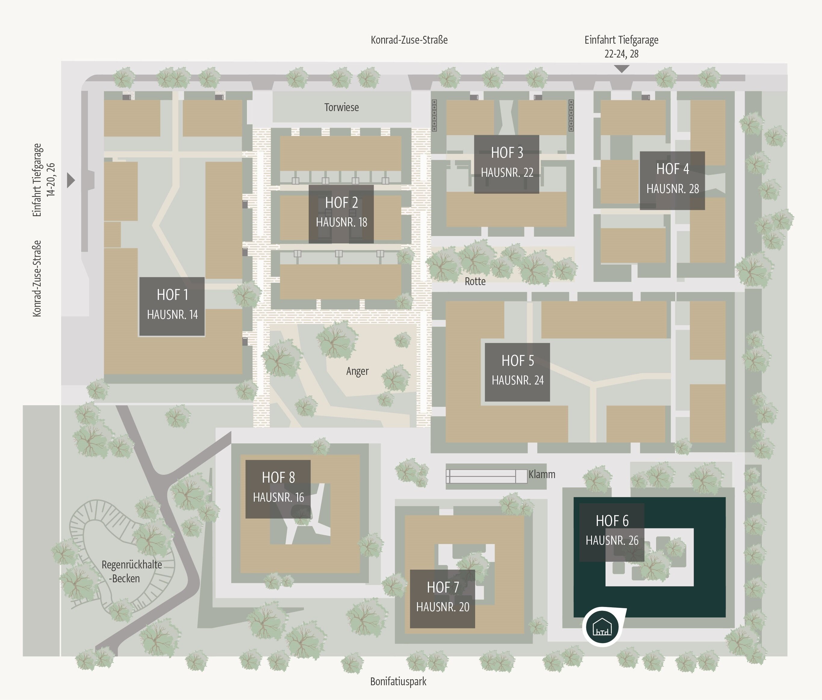 Wohnung zur Miete 2.200 € 4 Zimmer 105,3 m²<br/>Wohnfläche 1.<br/>Geschoss 01.02.2025<br/>Verfügbarkeit Konrad-Zuse-Straße 26a Kalbach-Riedberg Frankfurt 60438