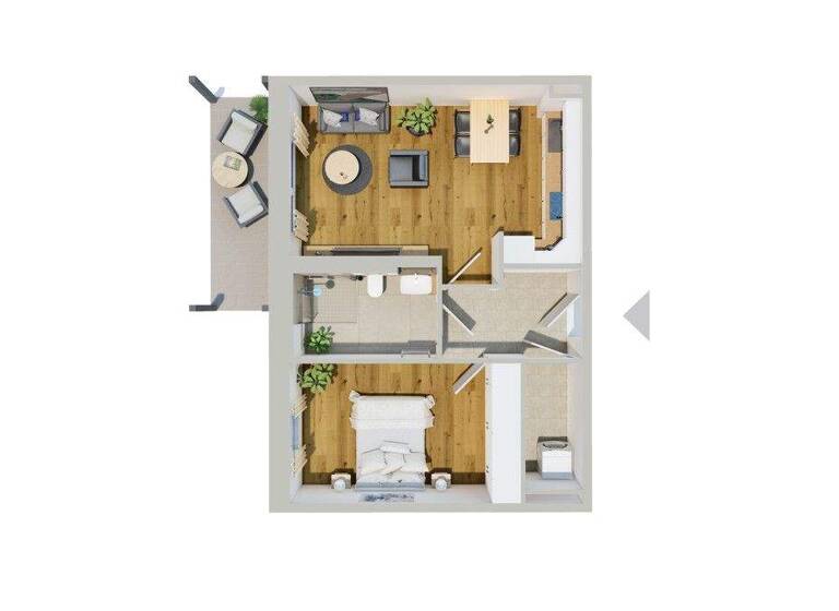 Wohnung zur Miete 885 € 2 Zimmer 61 m² EG frei ab sofort Abensberg 93326