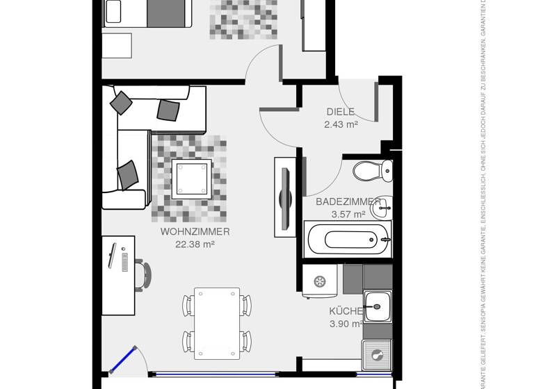 Wohnung zum Kauf 164.000 € 2 Zimmer 52 m²<br/>Wohnfläche 3.<br/>Geschoss Cappeler Straße 12 Marburg Marburg 35039