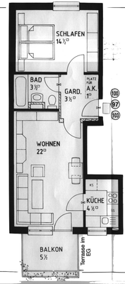 Wohnung zum Kauf provisionsfrei 200.000 € 2 Zimmer 52 m²<br/>Wohnfläche ab sofort<br/>Verfügbarkeit Karlsbader Straße Klettham Erding 85435