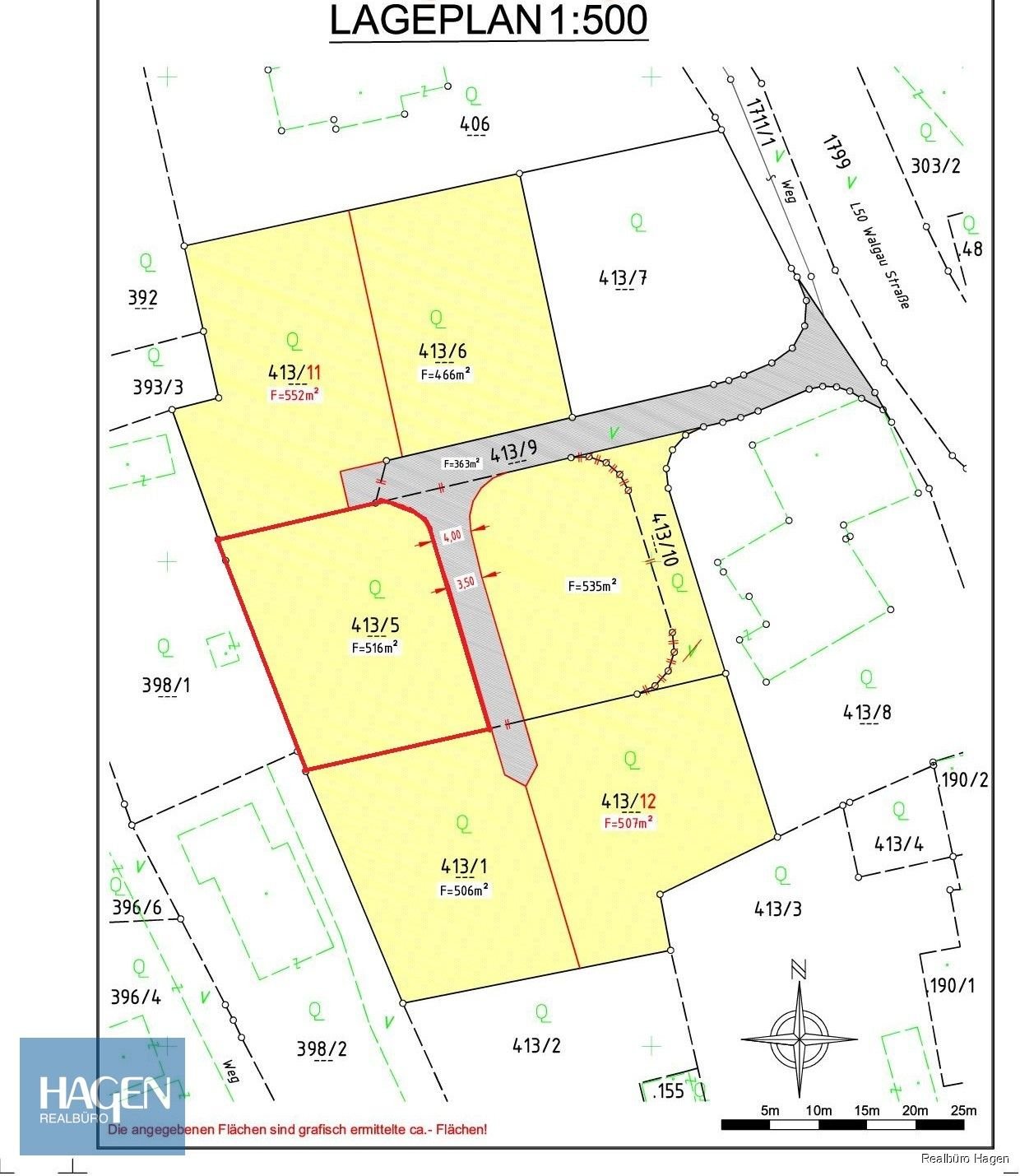 Grundstück zum Kauf 490.200 € 516 m²<br/>Grundstück Klaus 6833