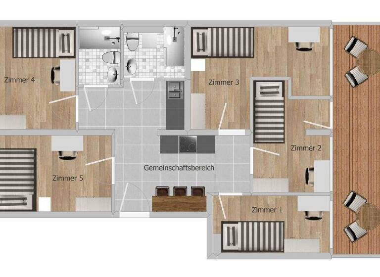 Wohnung zum Kauf 677.000 € 5 Zimmer 79 m² Feldmoching-Hasenbergl München 80995