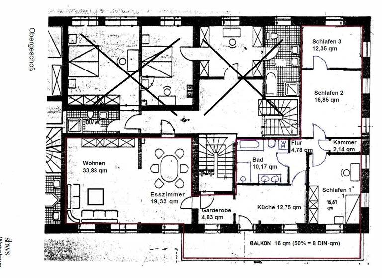 Wohnung zur Miete 1.245 € 5,5 Zimmer 141 m² Geschoss 1/2 frei ab sofort Ödhof 3 Bogenberg Bogen 94327