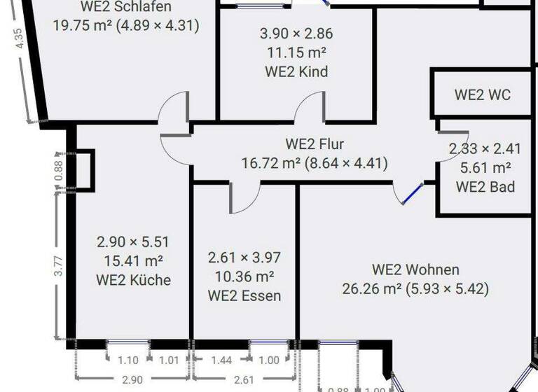 Wohnung zum Kauf provisionsfrei 290.000 € 4 Zimmer 109 m² 2. Geschoss Büdesheim Schöneck 61137