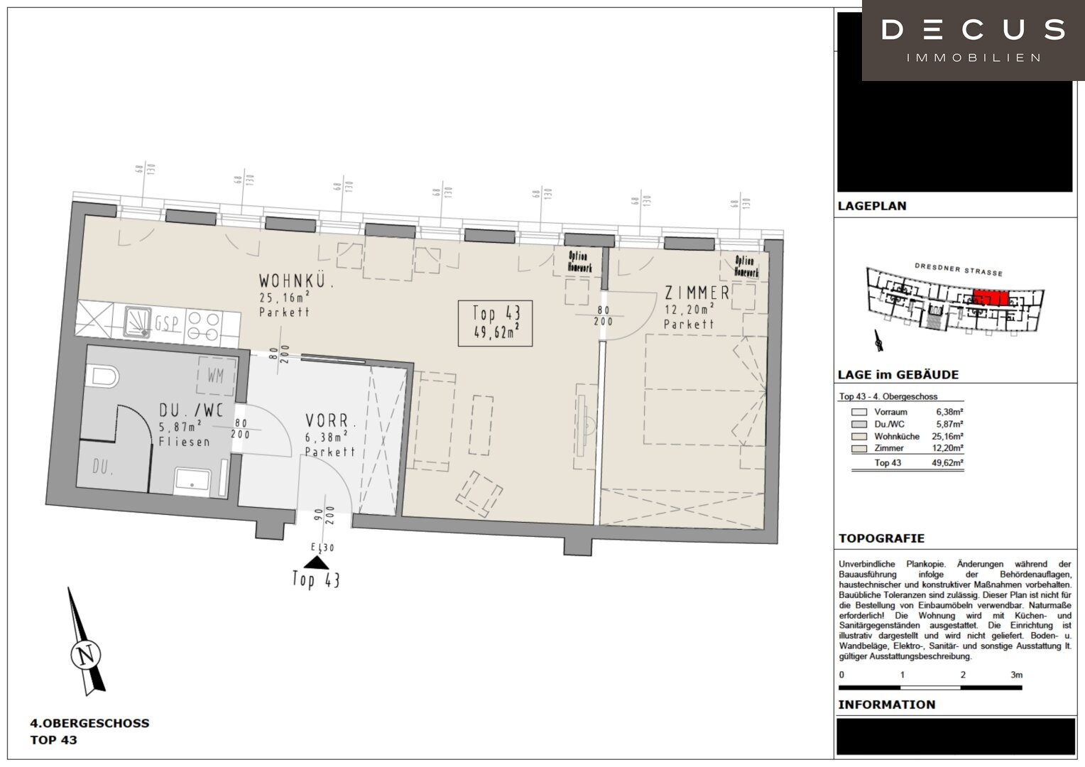 Wohnung zur Miete 719 € 2 Zimmer 49,6 m²<br/>Wohnfläche 4.<br/>Geschoss 15.02.2025<br/>Verfügbarkeit Wien 1200