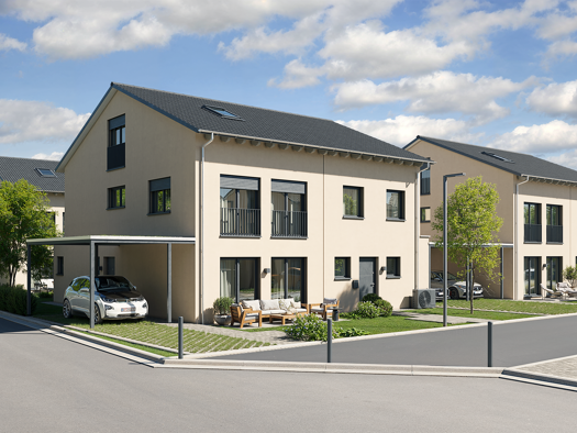 Doppelhaushälfte zum Kauf - Erstbezug provisionsfrei 5 Zimmer 130,9 m² 206,5 m² Grundstück Bergham Nittenau 93149