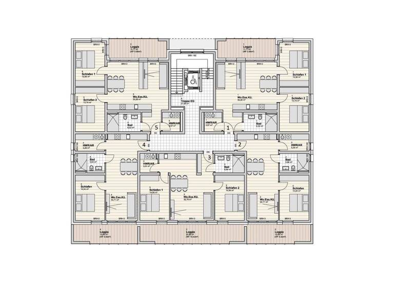 Wohnung zum Kauf - Erstbezug 306.200 € 3 Zimmer 78,5 m² frei ab 01.02.2028 Saarlouis 66740