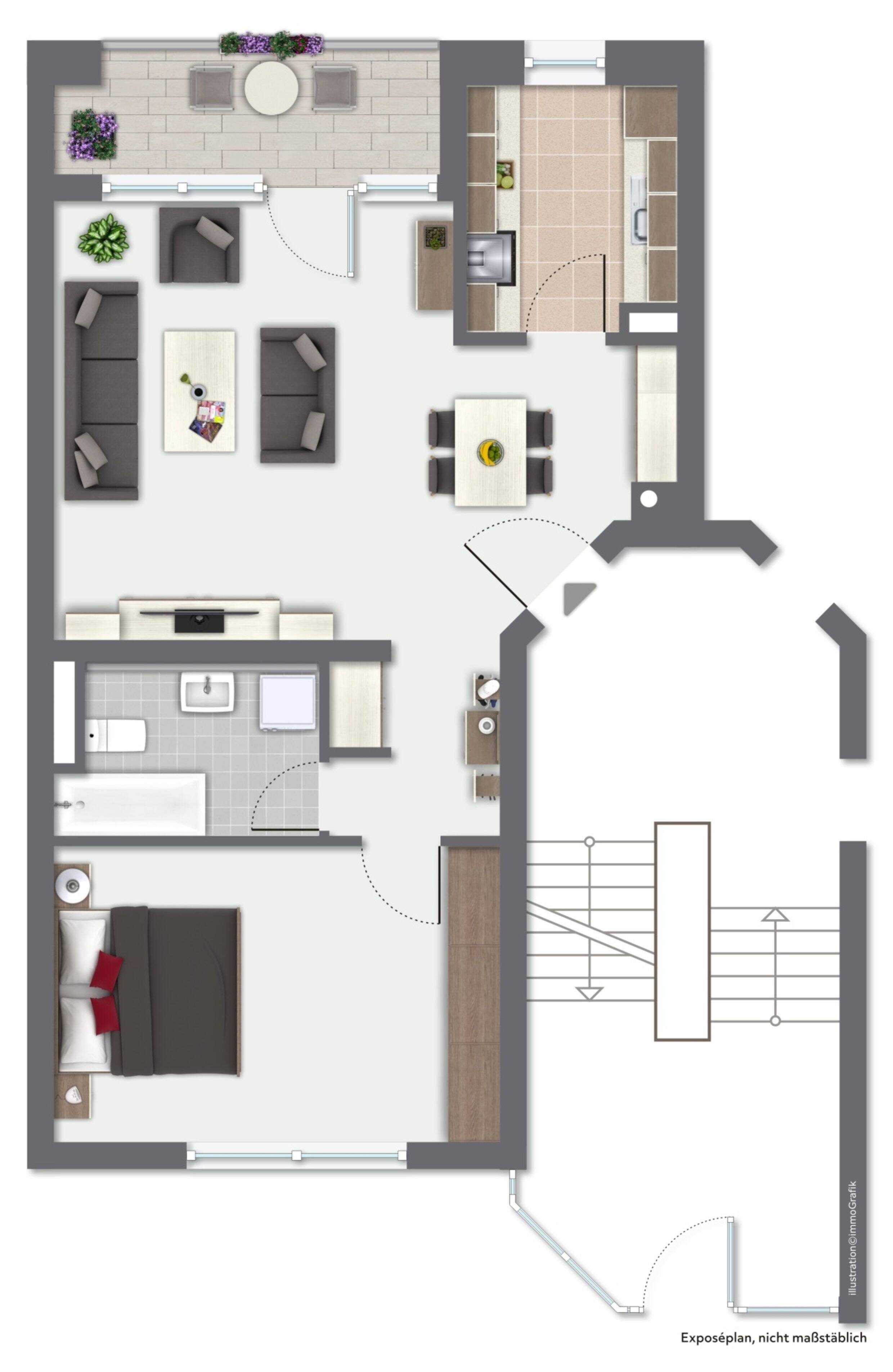 Wohnung zum Kauf 220.000 € 2 Zimmer 66 m²<br/>Wohnfläche Ronhof Fürth 90765