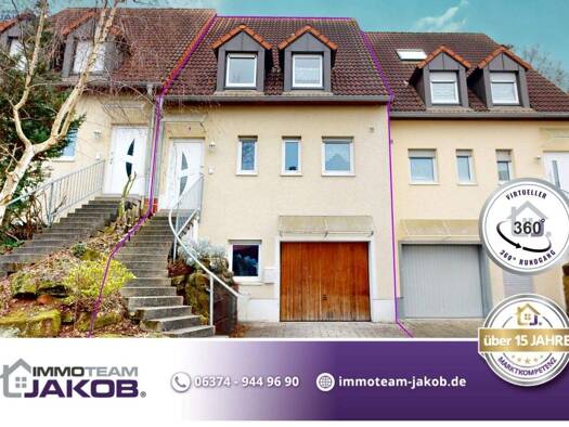 Reihenmittelhaus zum Kauf 310.000 € 7 Zimmer 161 m² 153 m² Grundstück Kindsbach 66862