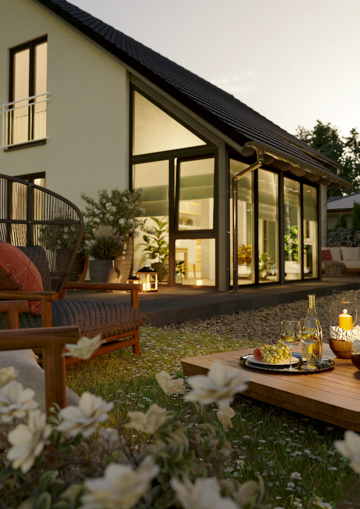 Immobilie in Amt Creuzburg - INKLUSIVE Wintergarten & Carport: Energiesparend, bezahlbar & gemütlich. Massivhaus in Amt Creuzb... - Bild 2