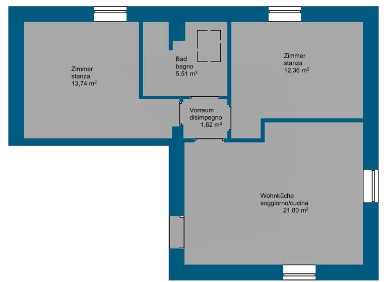 Wohnung zum Kauf 160.000 € 3 Zimmer 85 m² frei ab sofort Cinigiano