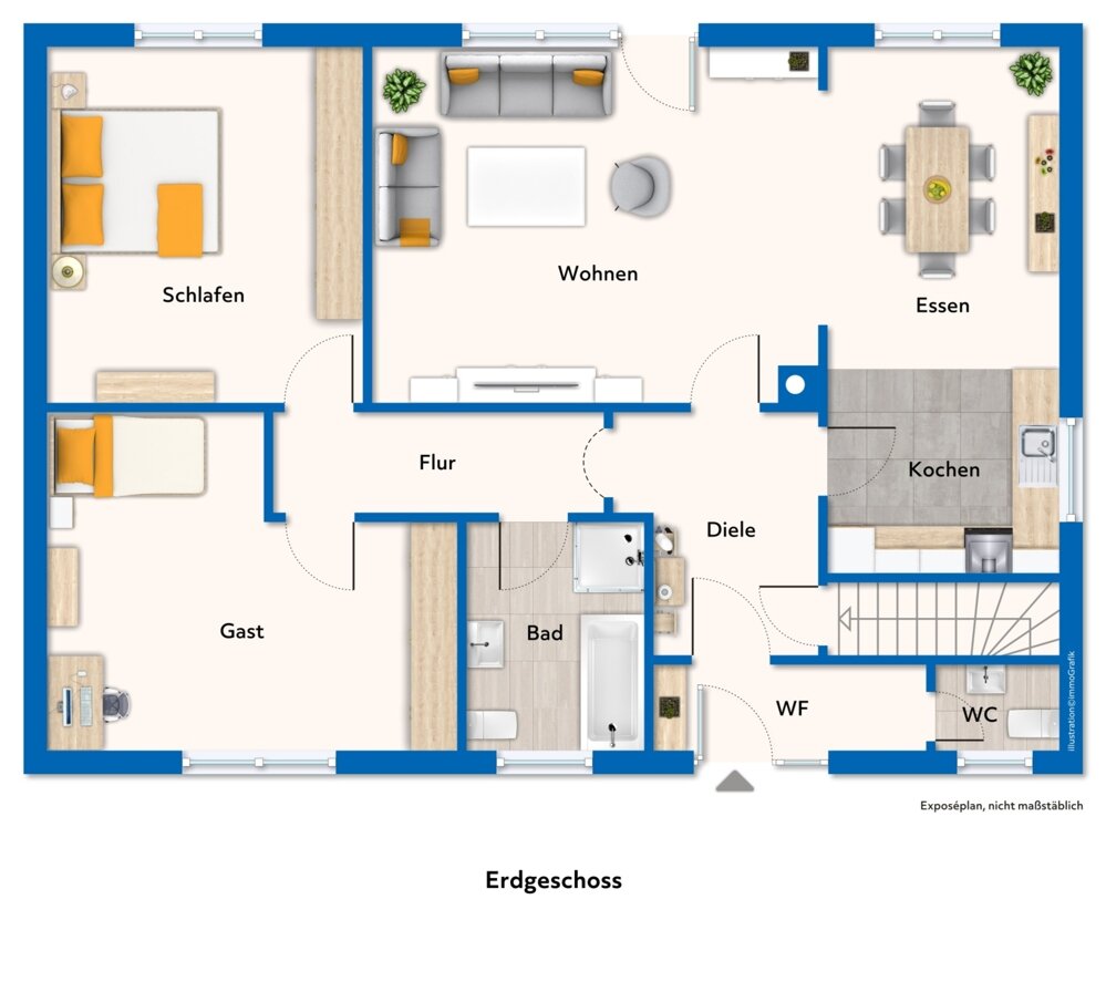 Einfamilienhaus zum Kauf 415.000 € 3 Zimmer 107 m²<br/>Wohnfläche 661 m²<br/>Grundstück Ebensberg Lüneburg 21337