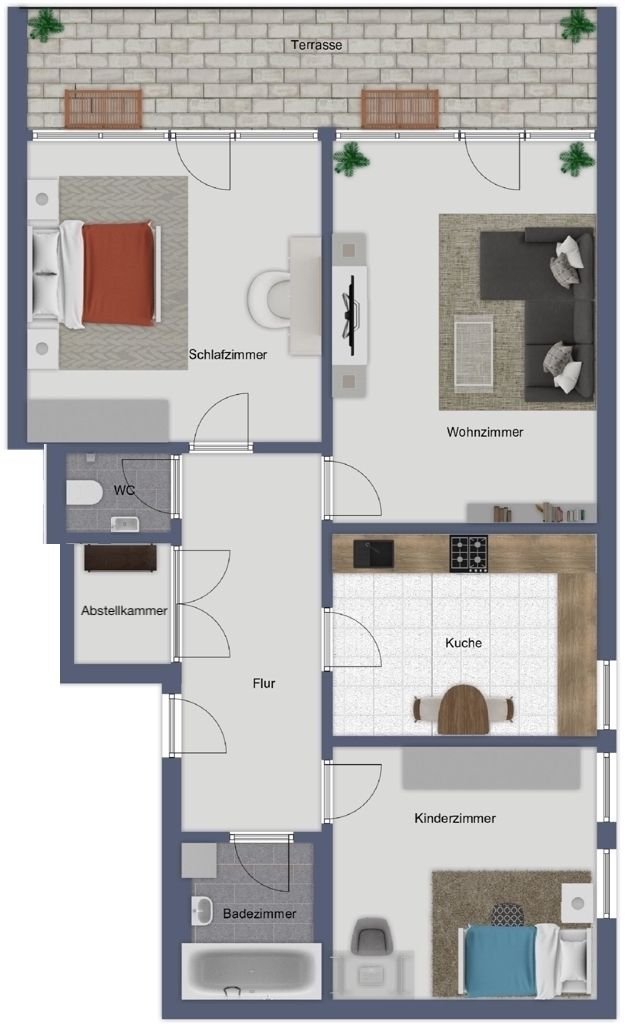 Wohnung zum Kauf 570.000 € 3 Zimmer 73,7 m²<br/>Wohnfläche 1.<br/>Geschoss ab sofort<br/>Verfügbarkeit Obergiesing München 81539