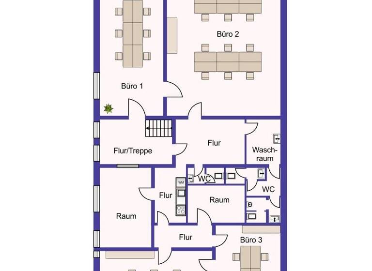 Bürofläche zur Miete 1.536 € Allrath Grevenbroich / Allrath 41515