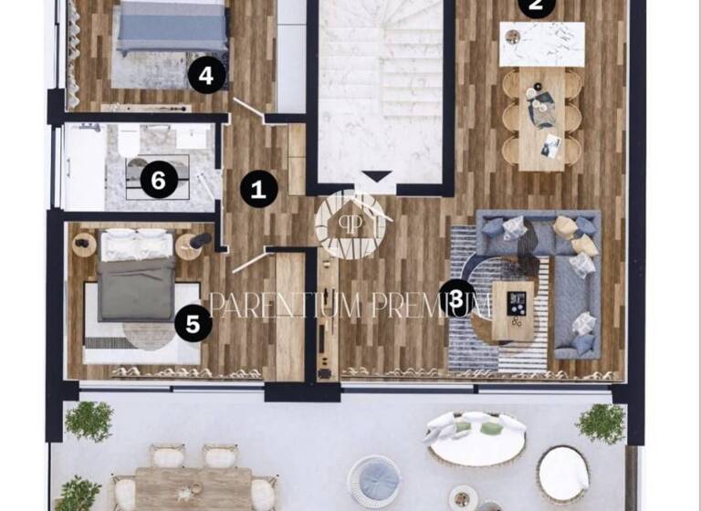 Wohnung zum Kauf 764.275 € 2 Zimmer 126 m² 1. Geschoss Savudrija, Zambratija, Crveni Vrh