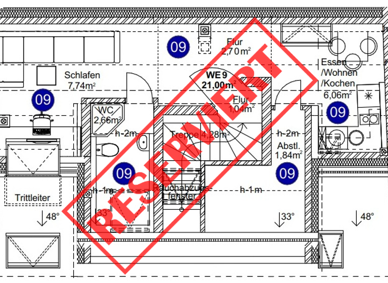 Studio zum Kauf provisionsfrei 74.000 € 1 Zimmer 21 m² 4. Geschoss frei ab 01.12.2026 Fridingen an der Donau 78567